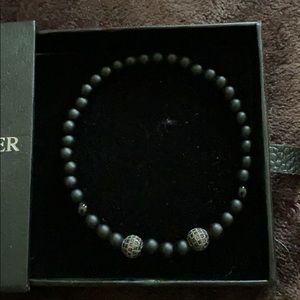 Zenger Mens Beaded Bracelet